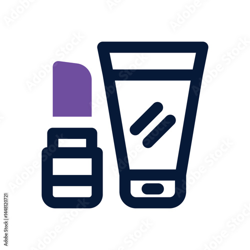 cosmetic duotone icon. Sleek and modern vector icon for websites, mobile apps, marketing materials, and corporate design. Fully scalable and ready to use.