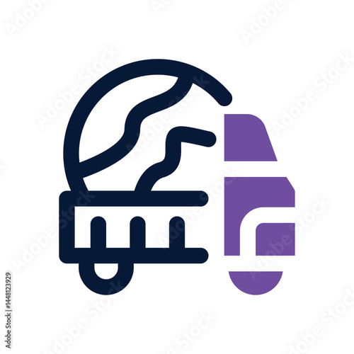 international shipping duotone icon. Sleek and modern vector icon for websites, mobile apps, marketing materials, and corporate design. Fully scalable and ready to use.