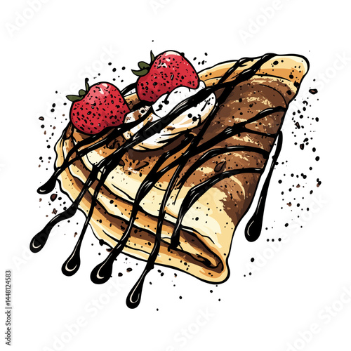 crepes,vector