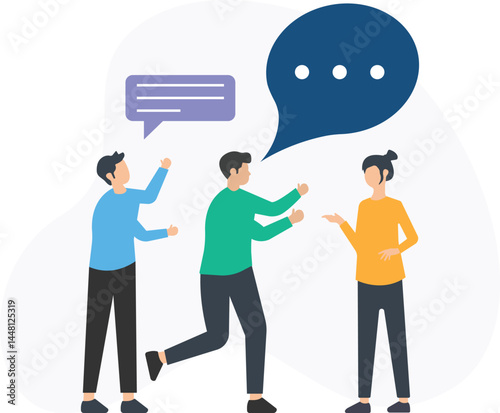 Young professionals engaging in collaborative discussion or sharing ideas, participating in team brainstorming and creative exchange, fostering teamwork and idea generation, contributing to group 