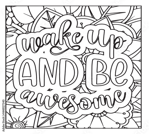 Motivational Quotes Coloring Pages For KDP