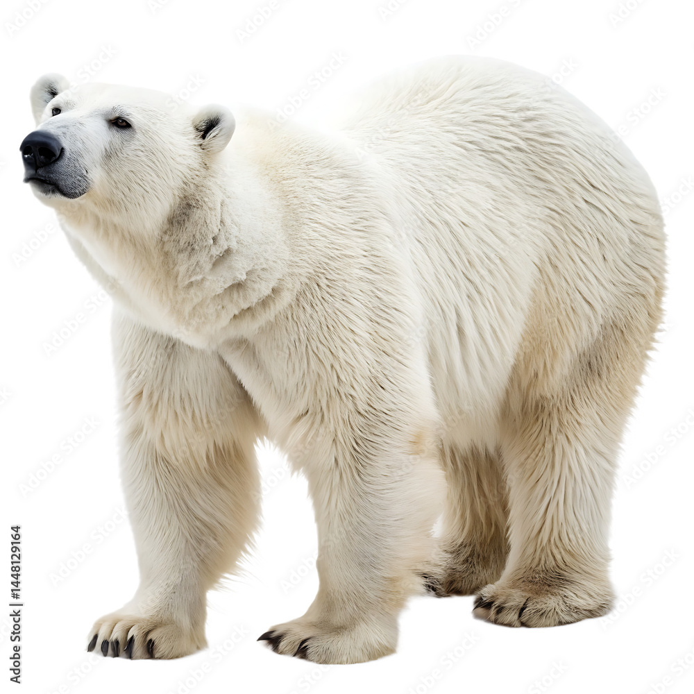 Polar bear isolated on a transparent background Polar bear isolated on a transparent background