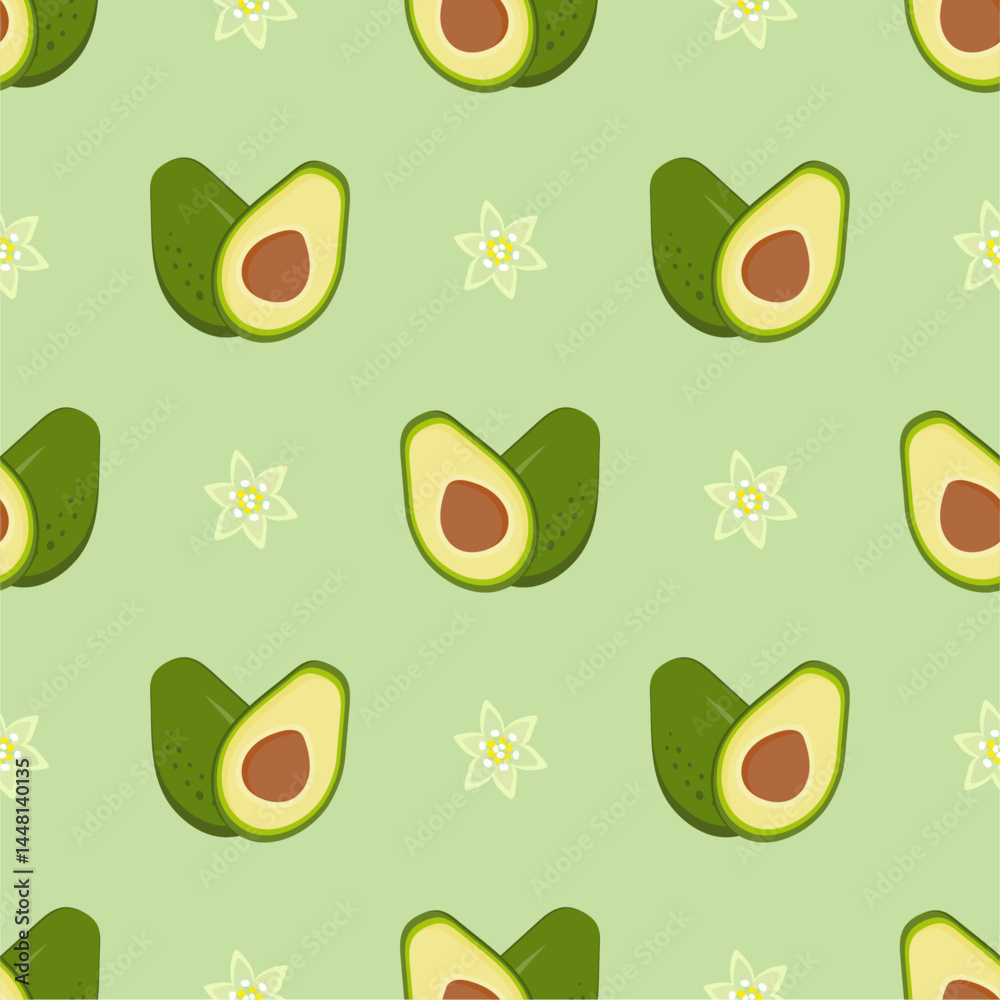 Avocado pattern geometric seamless. fresh avocados pattern. Avocado pattern geometric seamless. fresh avocados pattern.
