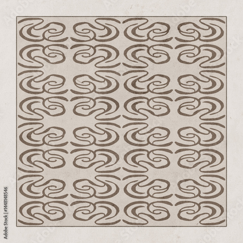 Abstract background in vintage style. Stylized old with grain. For use in graphics, for printing on wall decorations.