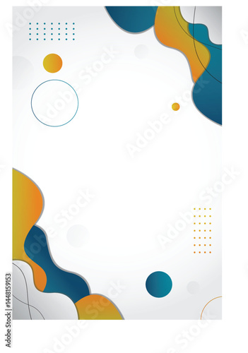 Modern Abstract Background Design for Posters and Presentations