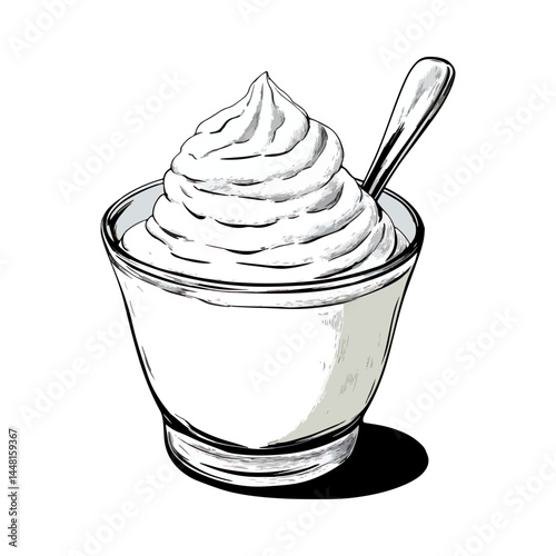 yogurt,vector