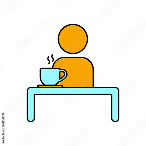 drink coffee icons  symbol vector elements for infographic web
