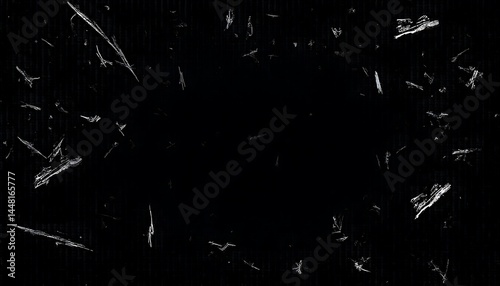 Black Surface with White Scrapes