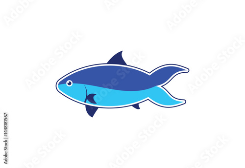 Creative Fisheries logo symbol, Vector design Template