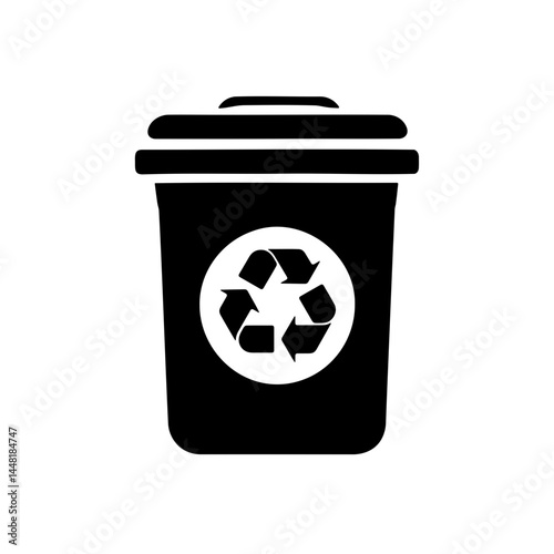 Recycle Bin Icon for Waste Management Apps, Websites & Branding