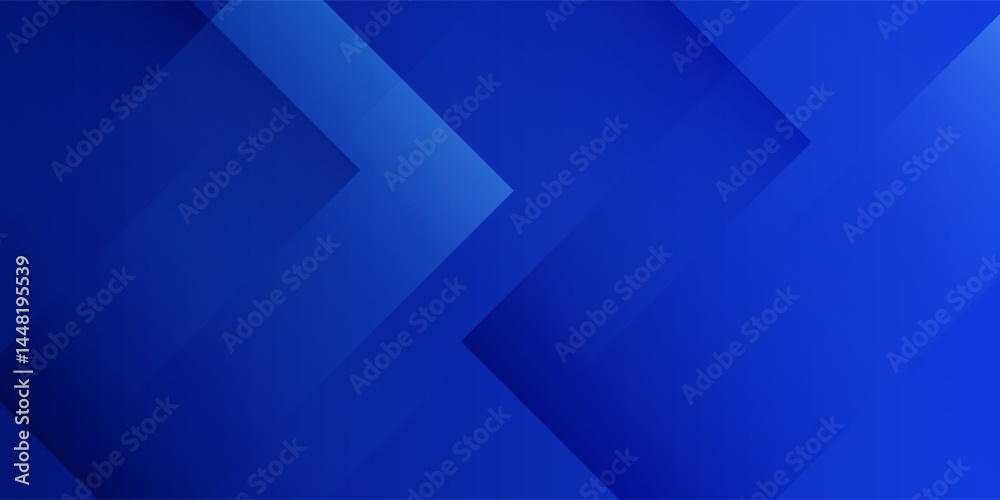 Obraz premium Blue geometric abstract background. modern trendy design