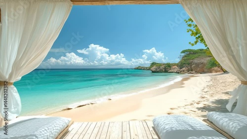 Dreamy Beach Bedroom With Ocean View