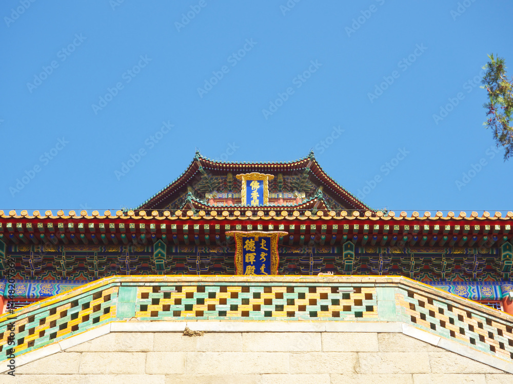 The Pavilion of Buddhist Incense in the Summer Palace in Beijing The Pavilion of Buddhist Incense in the Summer Palace in Beijing
