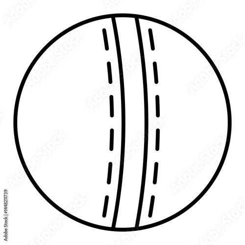 Cricket ball icon