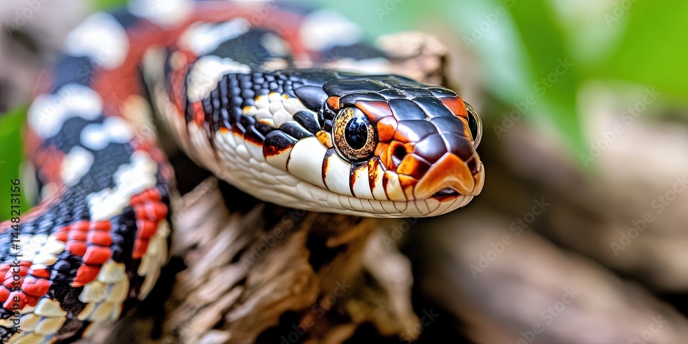 Fototapeta premium photo of king snake