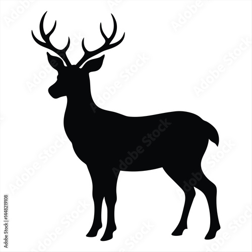 deer silhouette vector