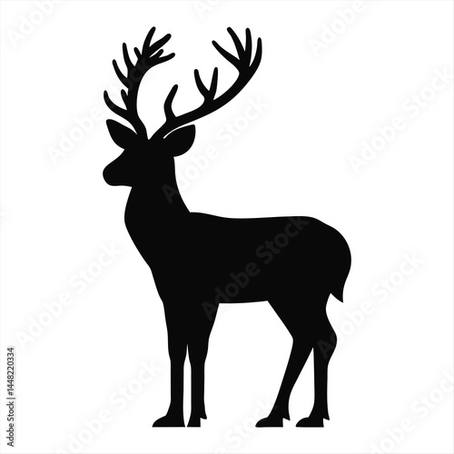 deer silhouette vector
