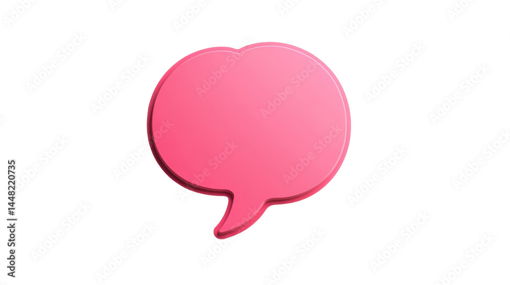 Pink speech bubble. PNG Pink speech bubble. PNG