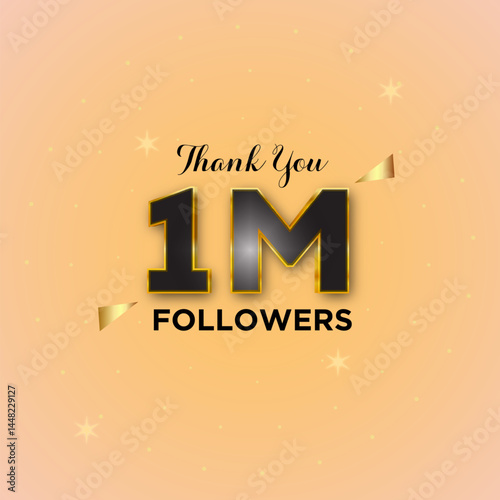 1Million followers celebration Design