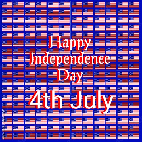 4th of july United state of America independence day . Vector illustration 