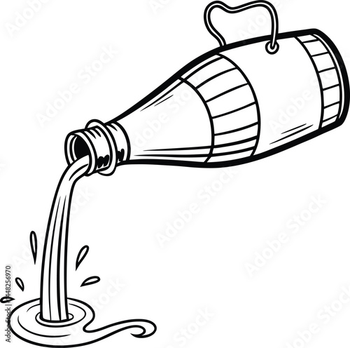 illustration of a bottle of water