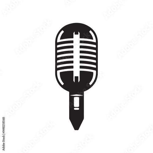 Classic microphone design for broadcasting and recording
