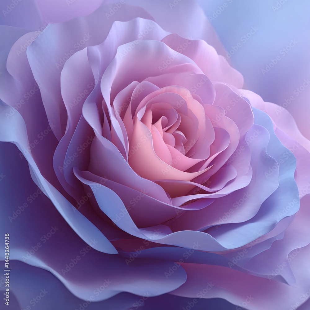 Obraz premium Dusty purple rose blue pink abstract background. Gradient. Elegant lilac background with space for design. Valentine, mother's day. Baby birthday, newborn. Beautiful.