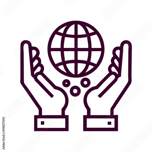 Hands Holding Globe Representing Global AI Ethics and Responsible Technology