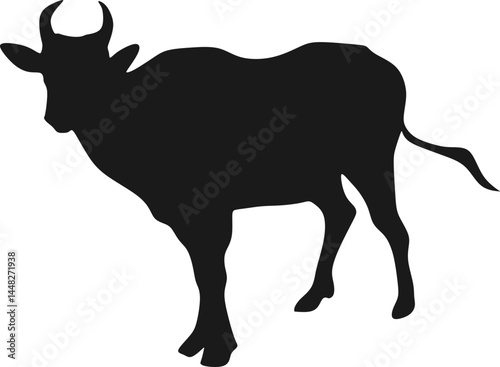 Cow Sacrificial Animal Silhouette
