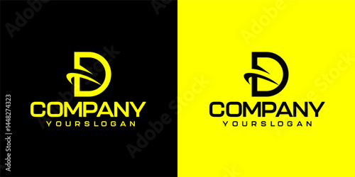 D letter logo.yellow and black shape
Used for Business and Brand Logo.Flat Vector Logo Design Template Elements