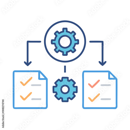SOP Icon Representing Standard Operating Procedure and Business Workflow