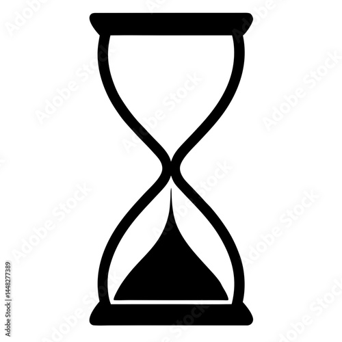 vector illustration of hourglass