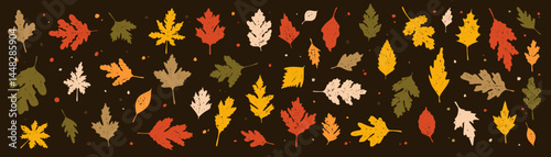 	
Dry Autumn Leaves Clip Art for Fall Background, maple leaf, autumn trees, falling leaves, flower vector, autumn border leaves icon, or leaf logo in vector	