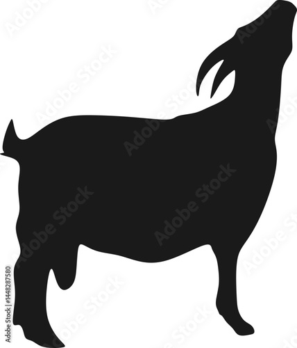 Goat Sacrificial Animal Silhouette
