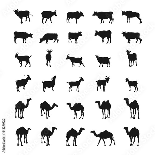Sacrificial Animal Silhouette