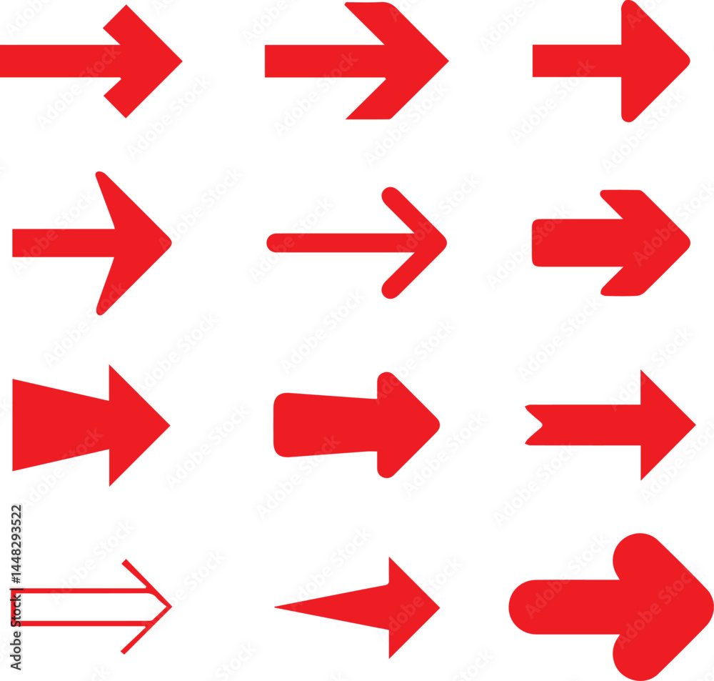 Fototapeta premium set of arrows