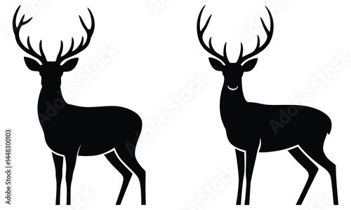 deer silhouette vector