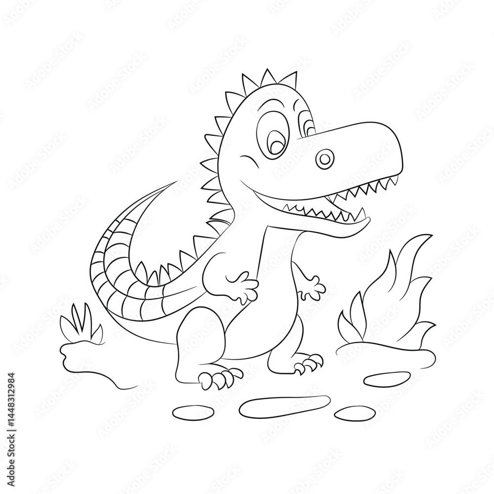 Obraz premium animal character cartoon illustration