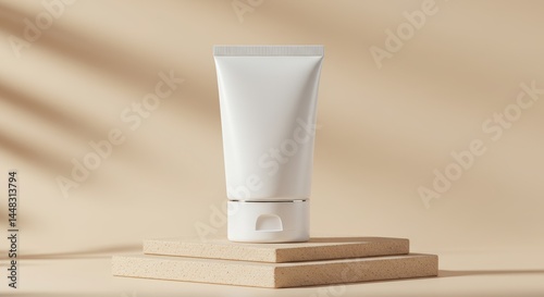 cosmetic cream tube mockup