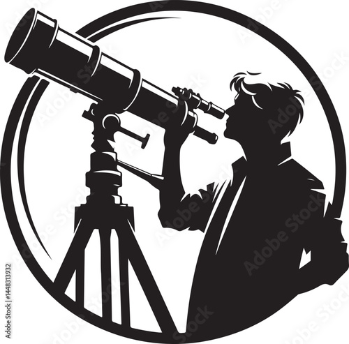 Astronomer Vector