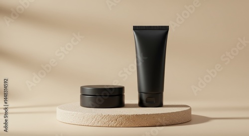 cosmetic cream tube mockup