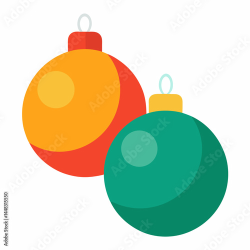 set of christmas balls