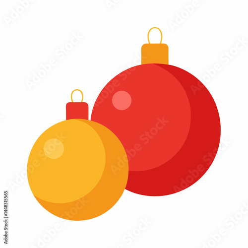 red christmas balls