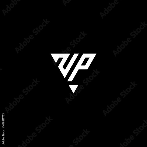 logo of letters n and p combined with triangle
