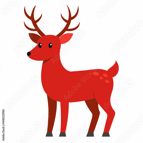 reindeer with red nose