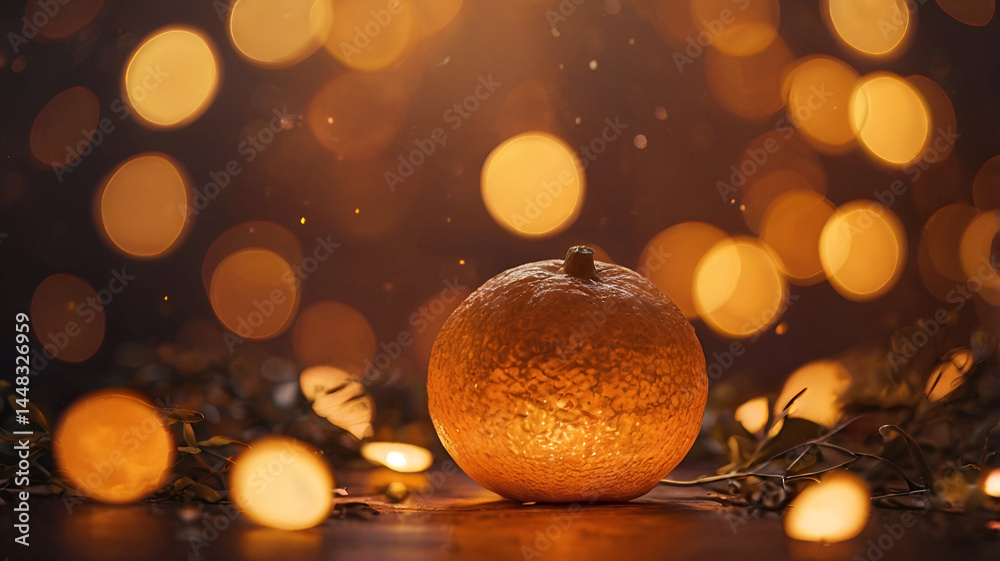 Fototapeta premium golden christmas balls