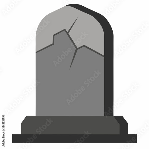 black and white tombstone