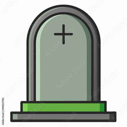 cross in a graveyard
