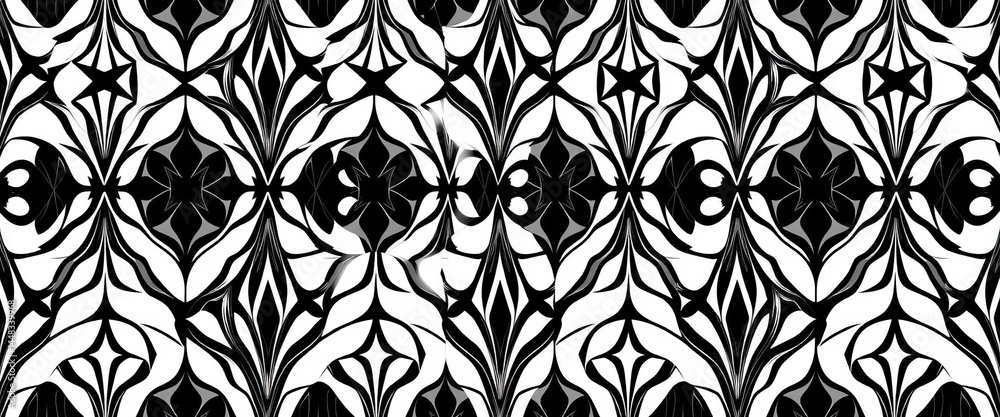Elegant black and white abstract geometric seamless vector pattern , design, rhythmic Elegant black and white abstract geometric seamless vector pattern , design, rhythmic