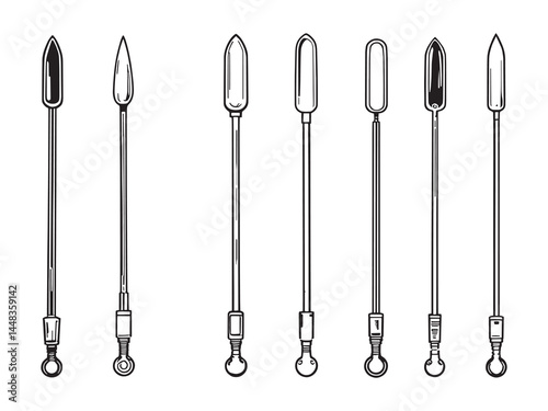 Alcohol swab line art icon design for healthcare